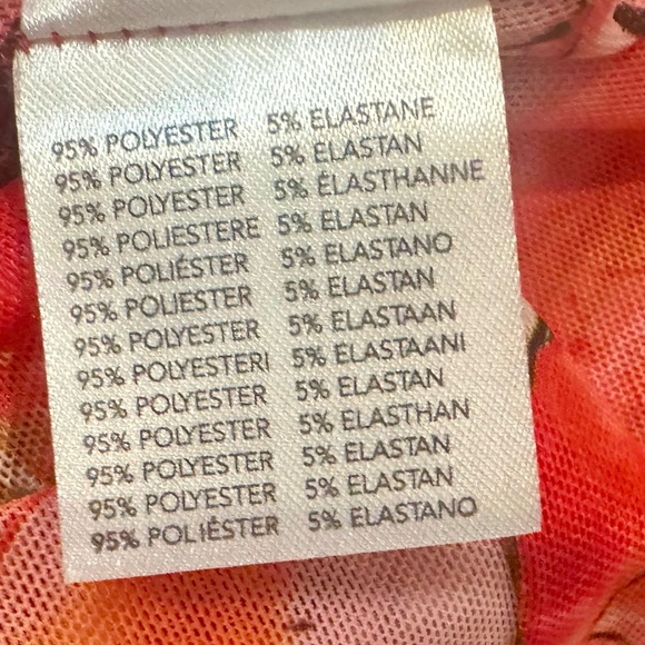 Tiger Mist Floral Sheer Flared Pants XS - Picture 9 of 11